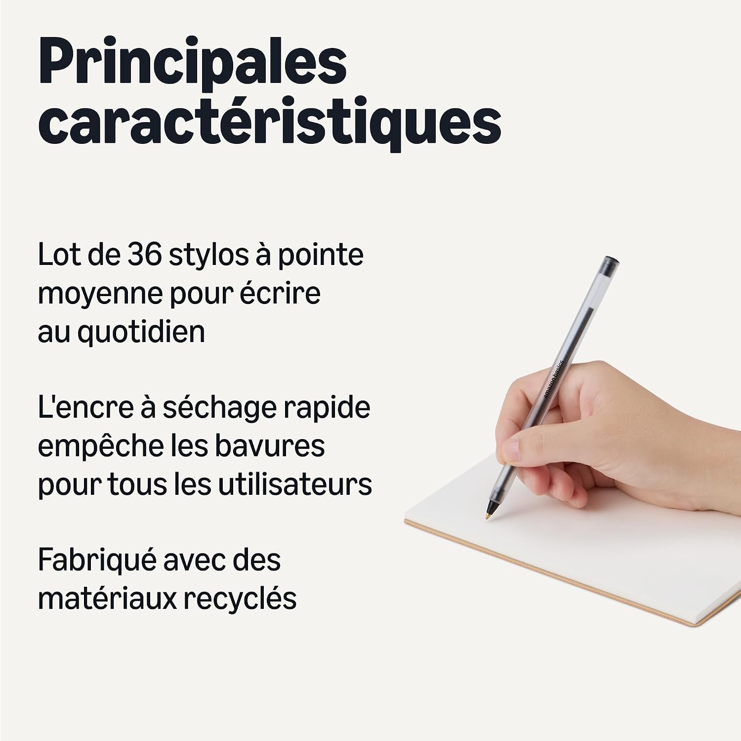 Detalle 2 de Amazon Basics Ballpoint Pens 1,0 mm 36 Pack