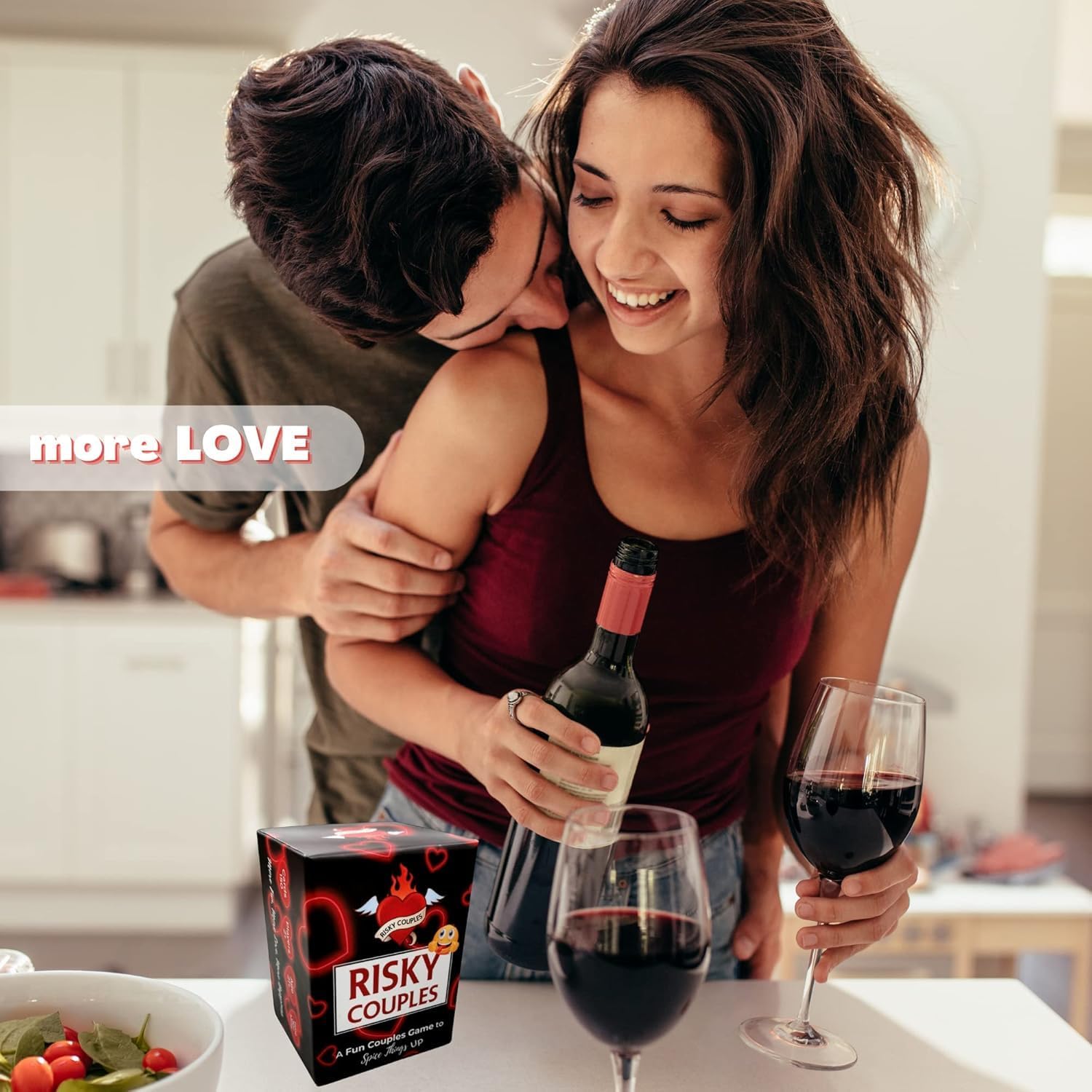 Detalle 1 de RISKY COUPLES Couples Card Game with 150 Spicy Questions and Challenges