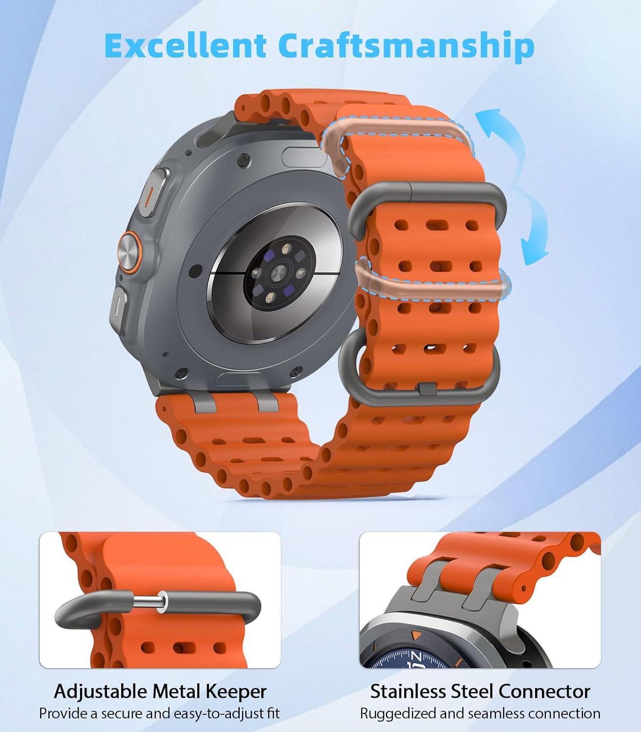Thumbnail 3 de MoKo Ocean Strap for Galaxy Watch Ultra 47mm