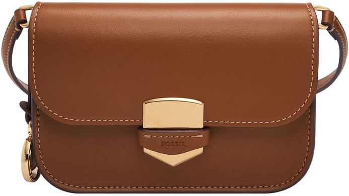 Detalle de Fossil Women’s Lennox Crossbody L: borsa a tracolla piccola in pelle liscia