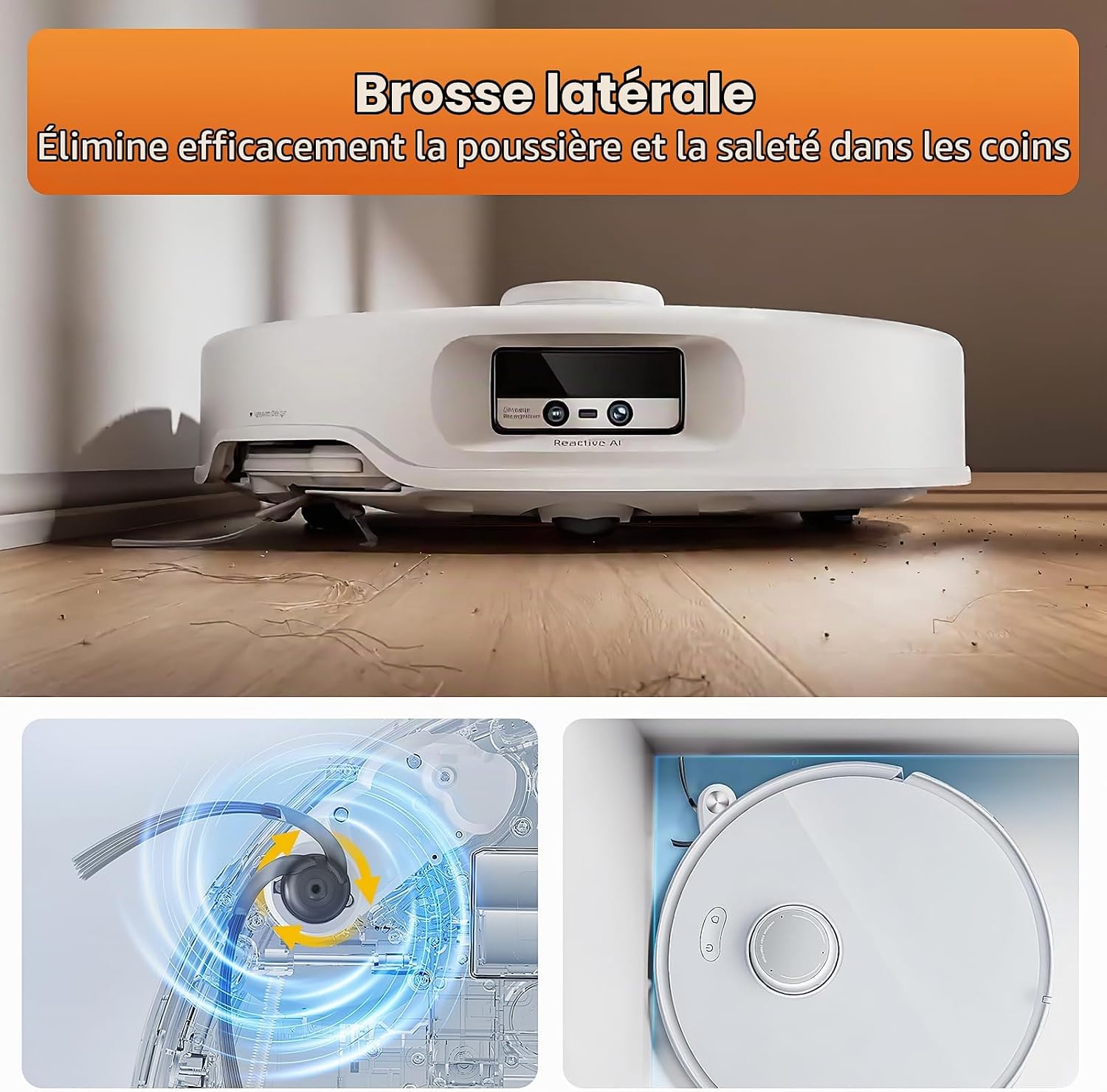 Detalle de Fenkabs Qrevo Curv accessoireset met borstels, filters en microvezeldoeken