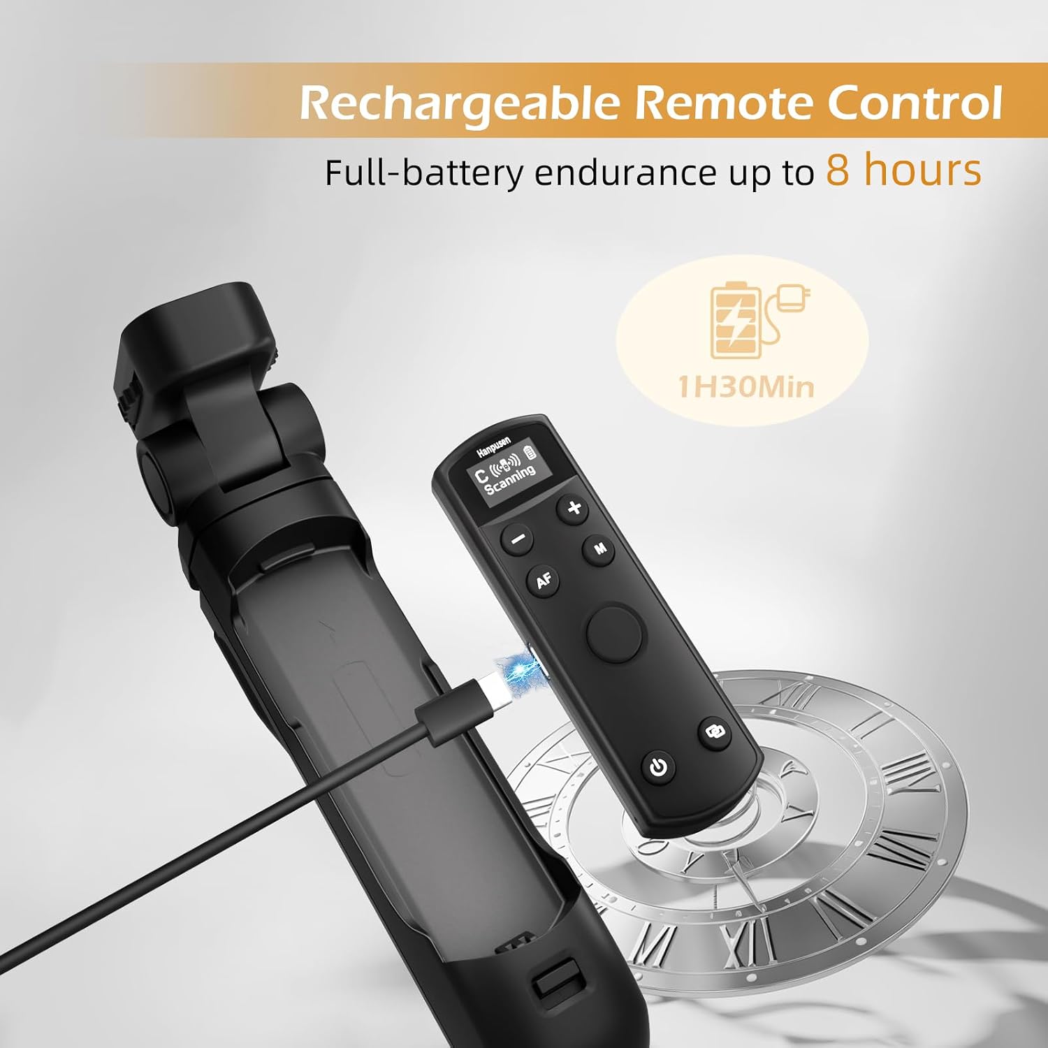 Thumbnail 3 de Canon Wireless Shooting Grip with Shutter Remote: Mini Tripod for G7 X III and More