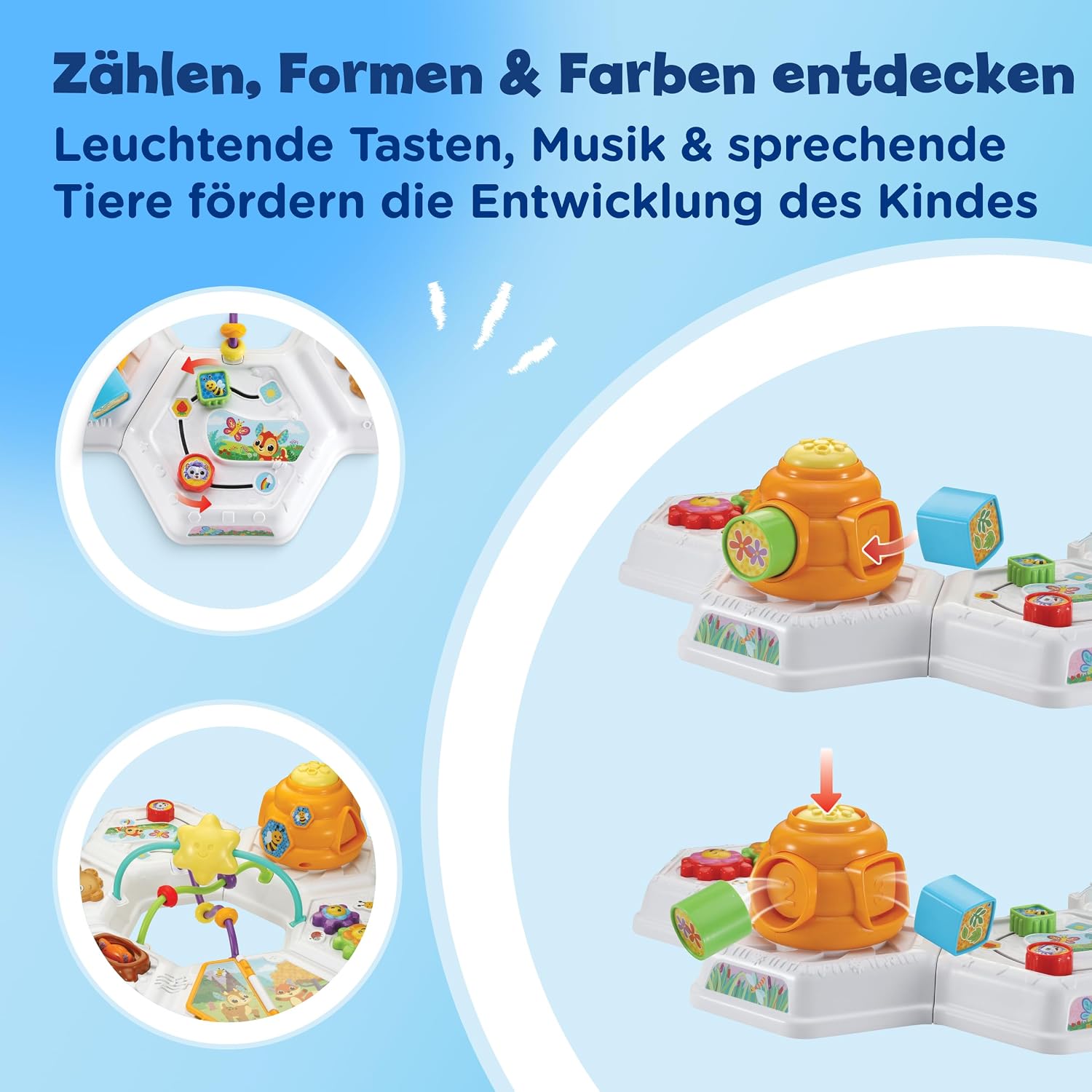 Detalle 1 de VTech Baby Babys Entdeckertisch 12–36 Monate
