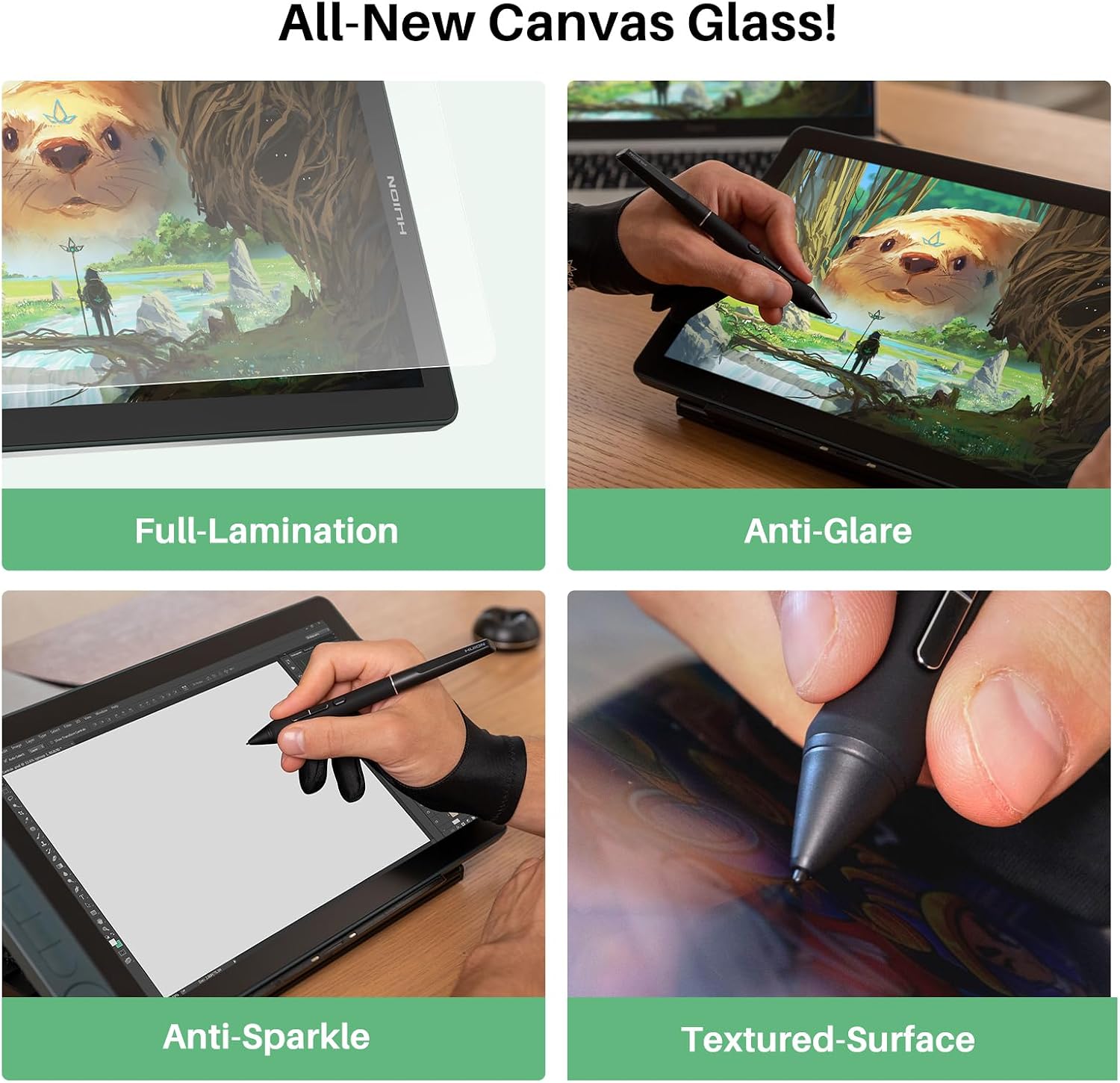 Detalle 2 de HUION Kamvas 13 (Gen 3) 13.3" Pen Display