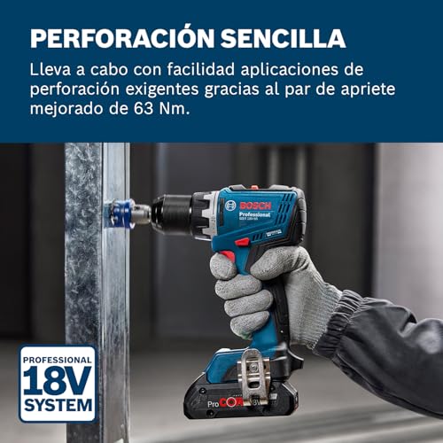 Thumbnail 1 de Bosch Professional GSR 18V-65 atornillador 166 mm 📷