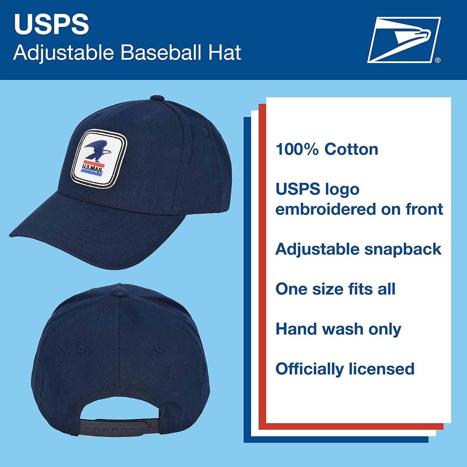 Detalle 2 de USPS Baseball Hat, One Size