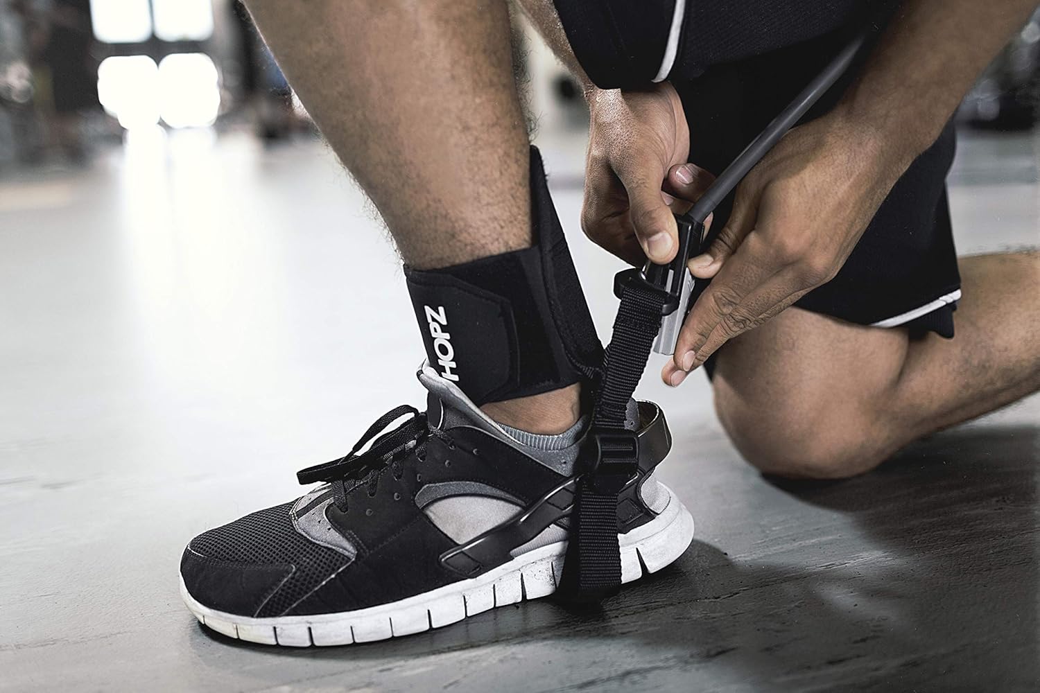 Thumbnail 2 de Trigger Point Mixte Hopz Trainer Jump Rope noir – corde à sauter réglable