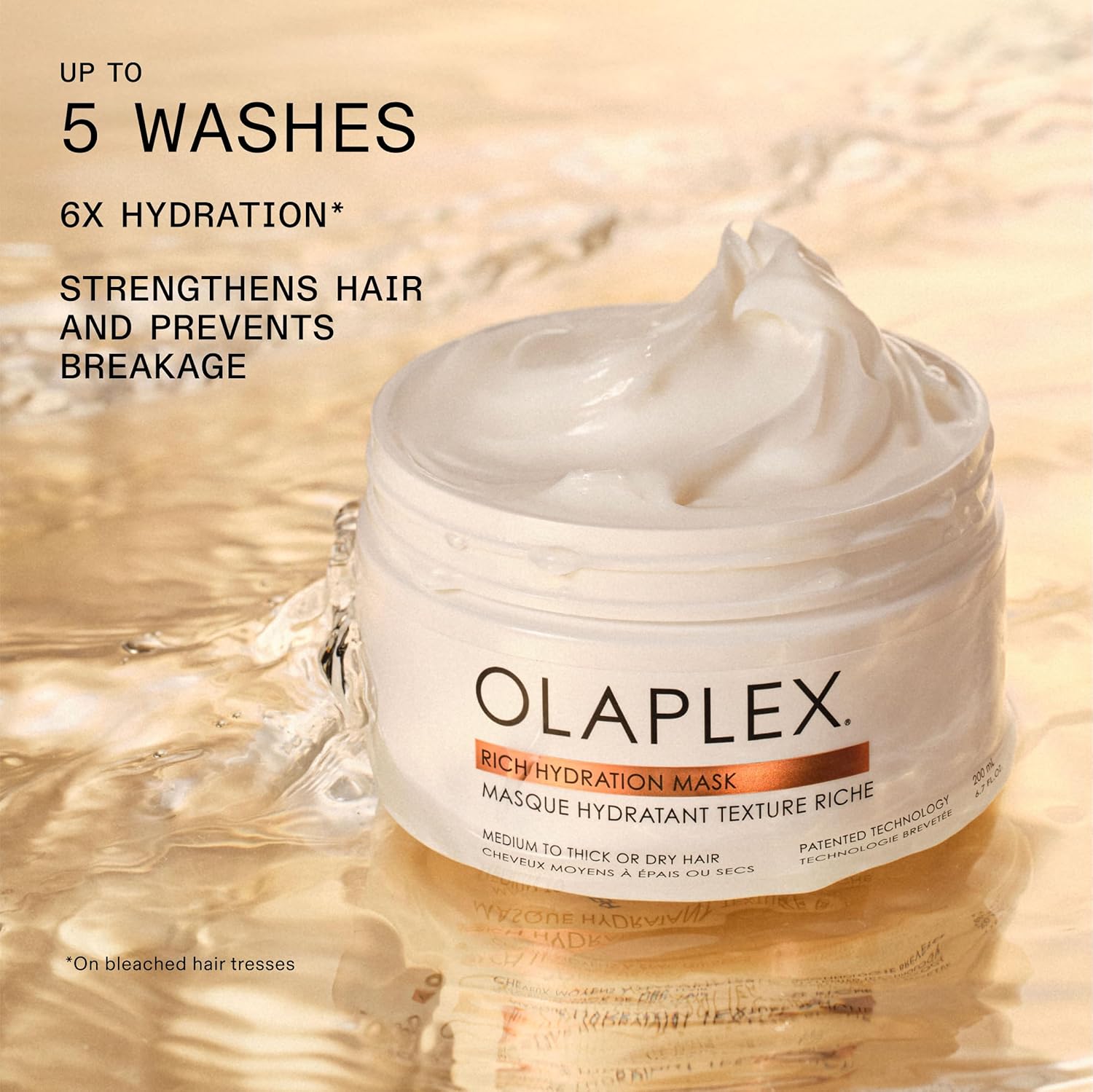 Thumbnail 2 de Olaplex Rich Hydration Mask: Cuticle Sealing Mask (200 ml / 6.7 Fl Oz) for Dry or Medium to Coarse Hair