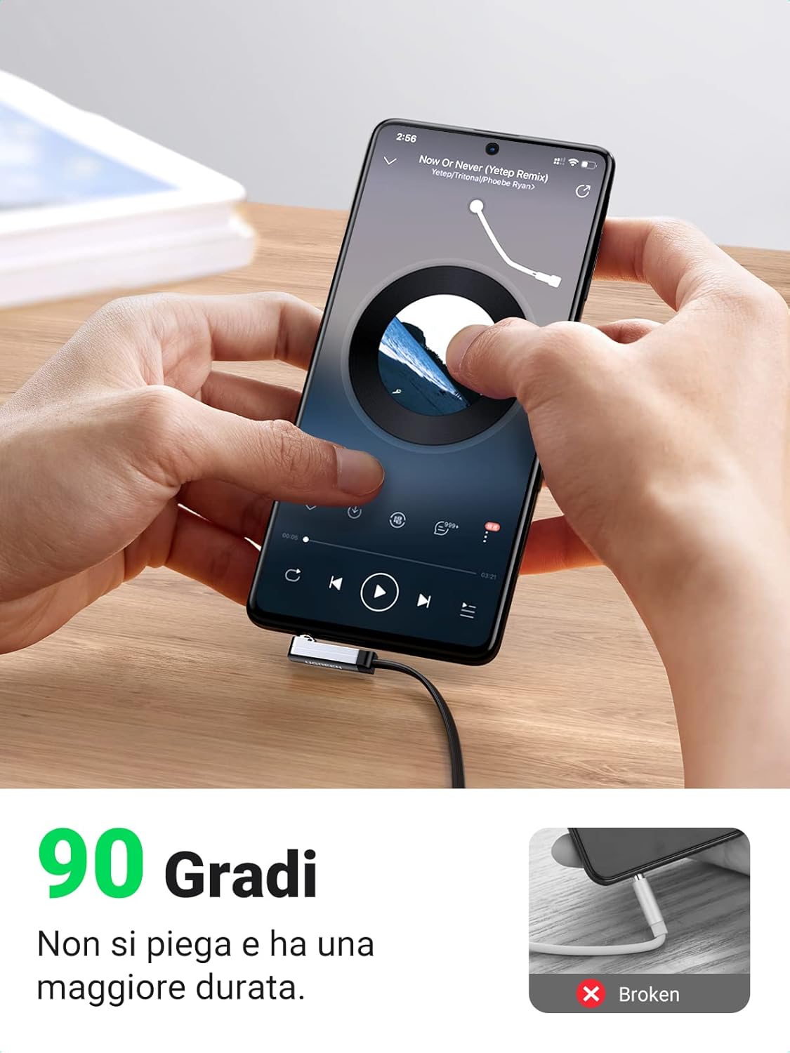 Thumbnail 1 de UGREEN cavo AUX stereo 3,5 mm 1 m