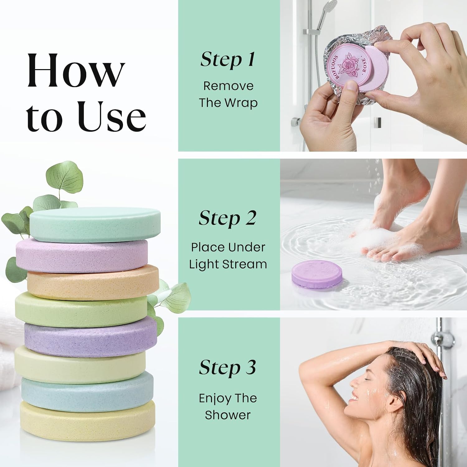 Thumbnail 6 de Bofuoos Mothers Day Gifts for Mum 8pcs shower steamers
