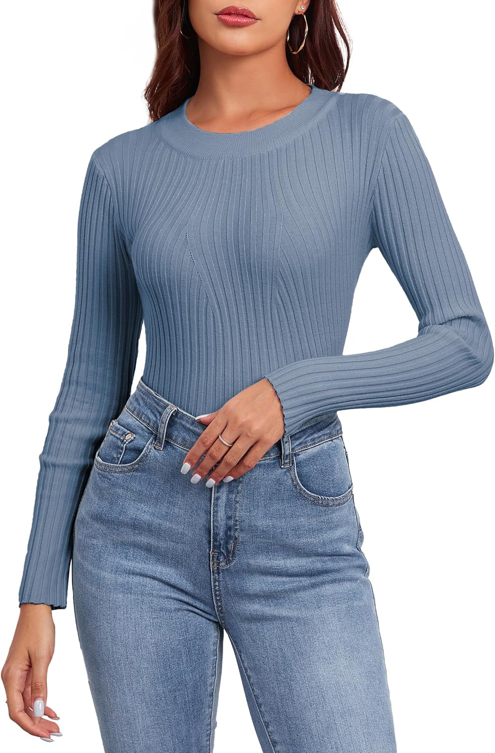 Thumbnail 6 de Famulily Round Neck Sweater Jumpers for Women