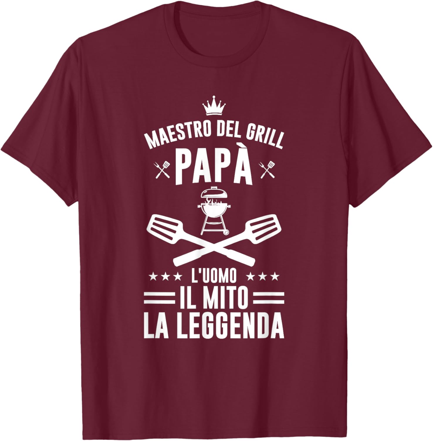 Thumbnail 6 de Maglietta Barbecue Papà Maestro di Griglia