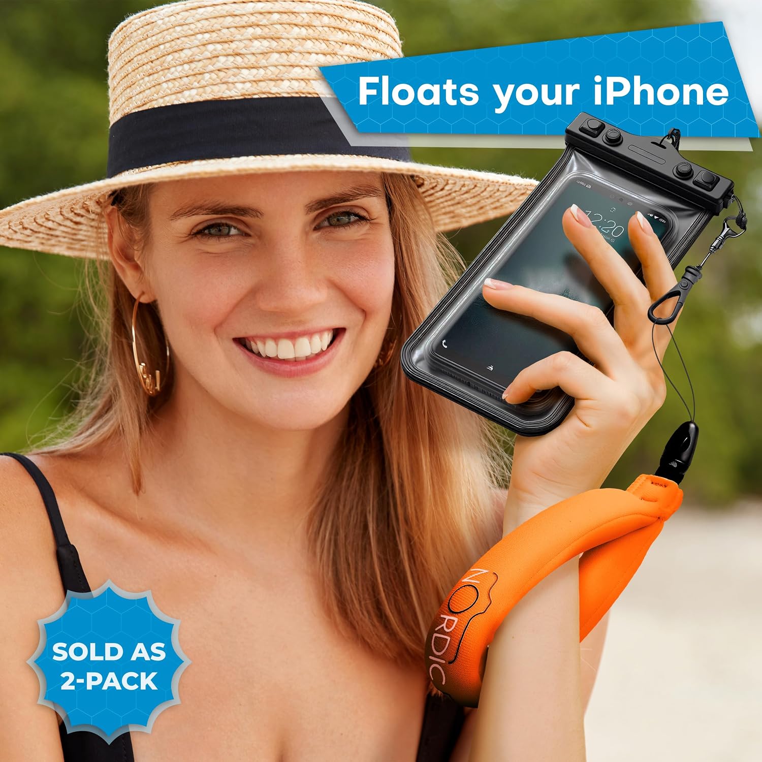 Detalle de Nordic Flash Waterproof Camera Float 2-pack