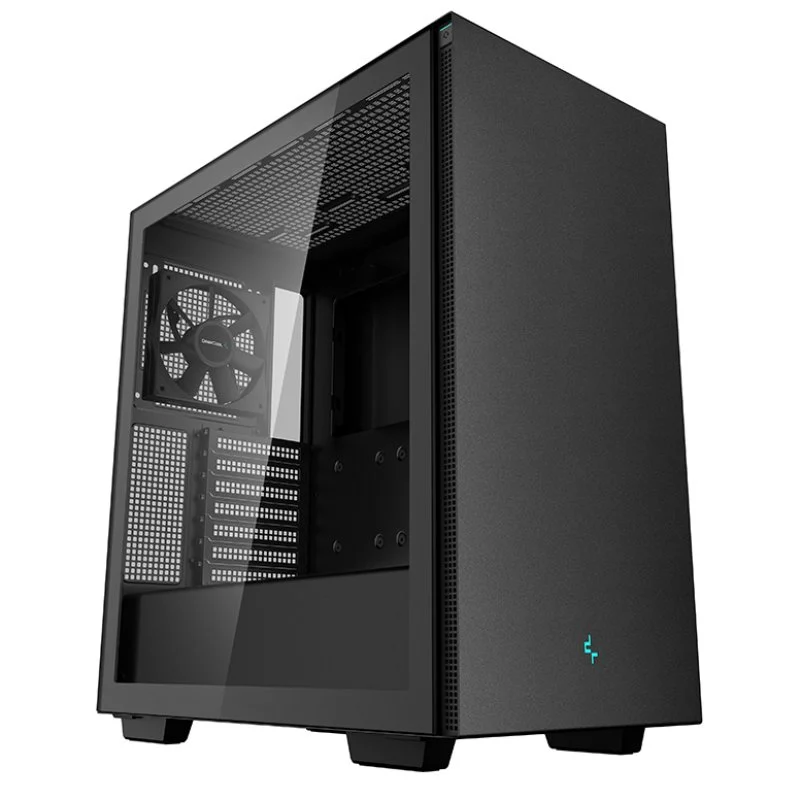Detalle de DeepCool CH510 Cristal Templado USB 3.0 Negra: caja ATX media torre con espacio y rendimiento