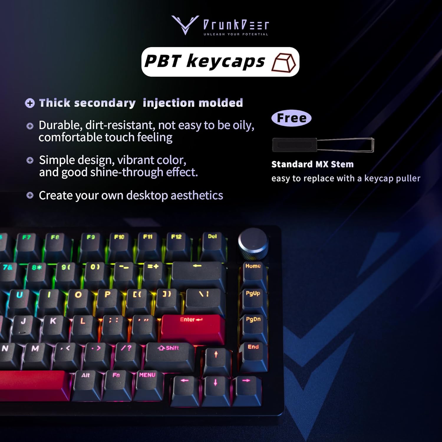 Thumbnail 3 de DrunkDeer A75 mechanische Gaming Tastatur