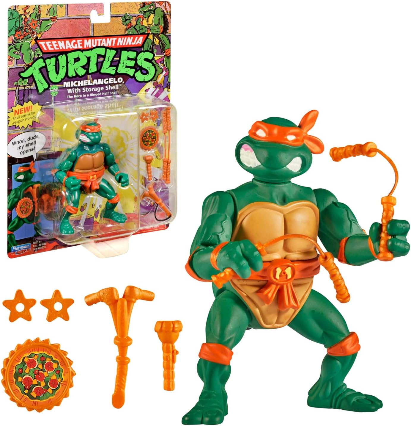 Thumbnail 5 de Donatello – Figurine articulée Tortues Ninja 10 cm avec accessoires | Giochi Preziosi T00016