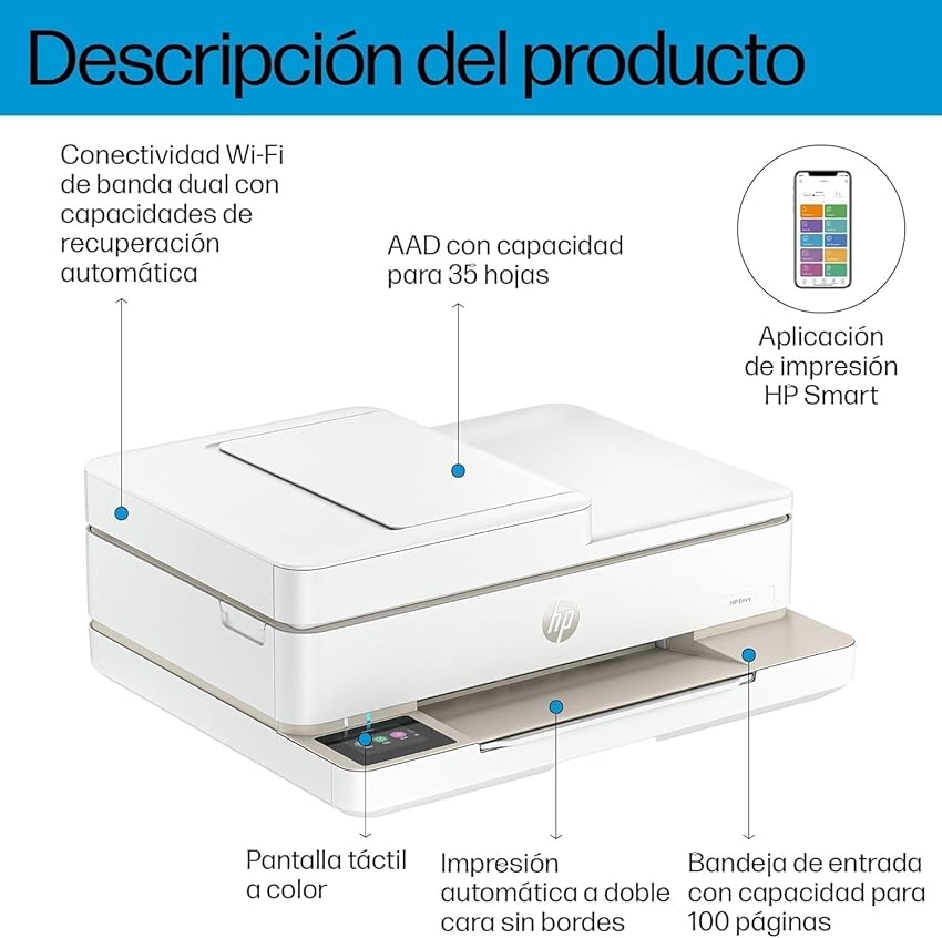 Detalle 2 de HP Envy 6520e Impresora multifunción A4, 10 ppm 🖨