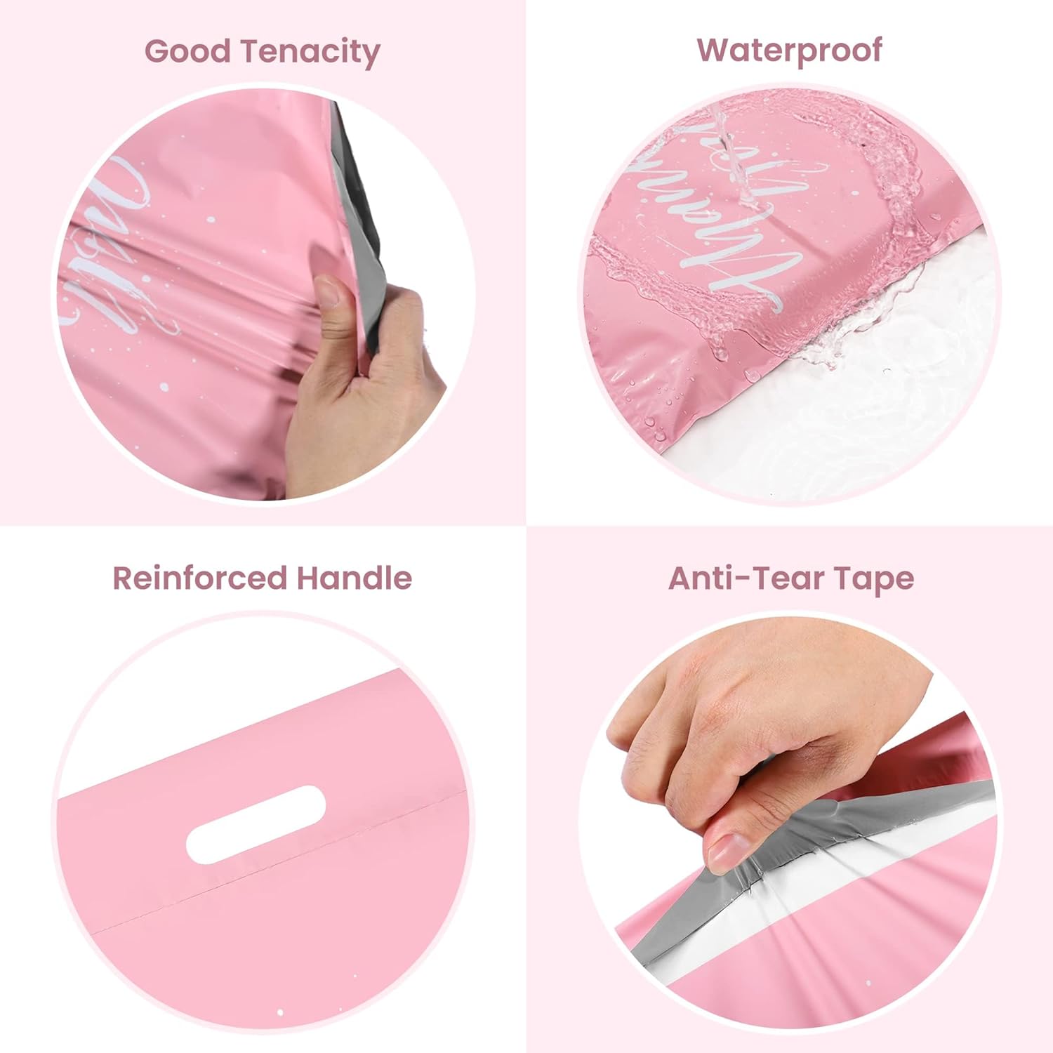 Thumbnail 1 de Switory 25Pcs Pink Parcel Bags