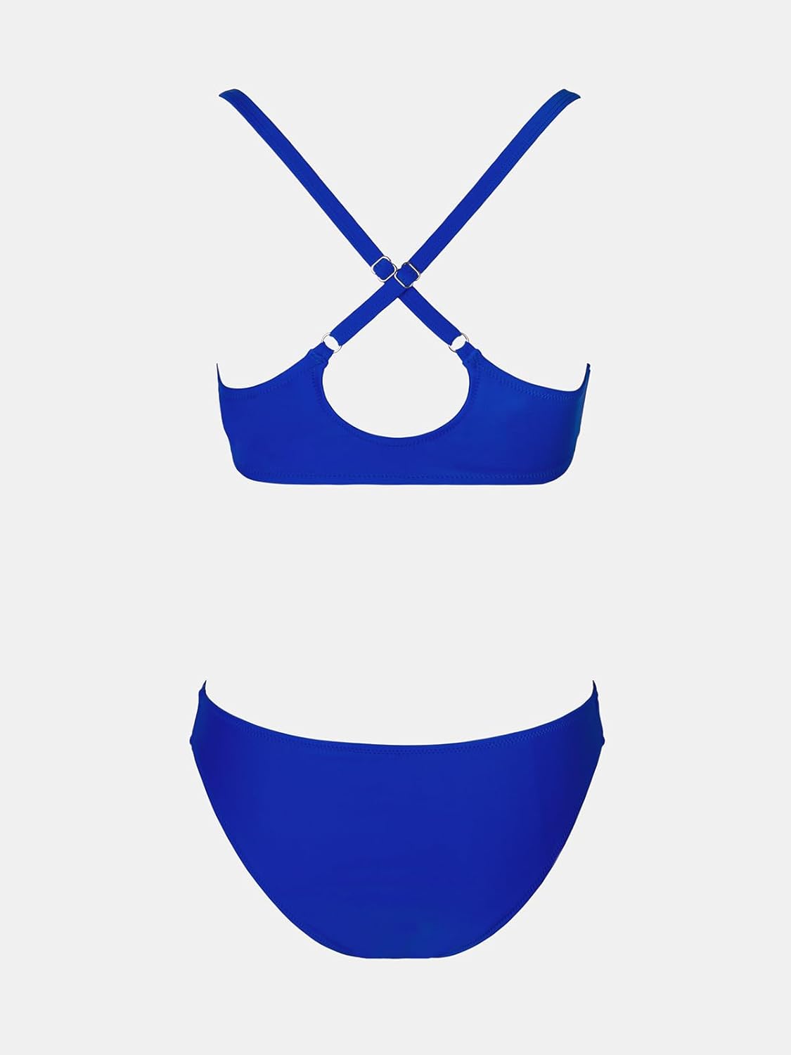 Thumbnail 5 de CUPSHE Femme Bikini Triangle à Nœud Ensemble Bikini 2 Pièces – Dos Croisé, Taille Basse