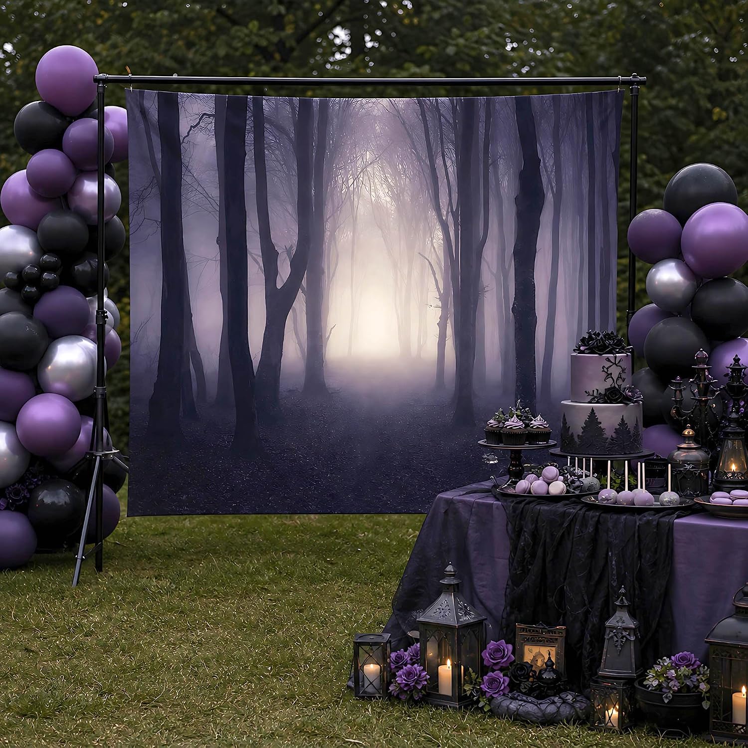 Thumbnail 2 de Mocsicka Halloween Backdrop 7x5 ft