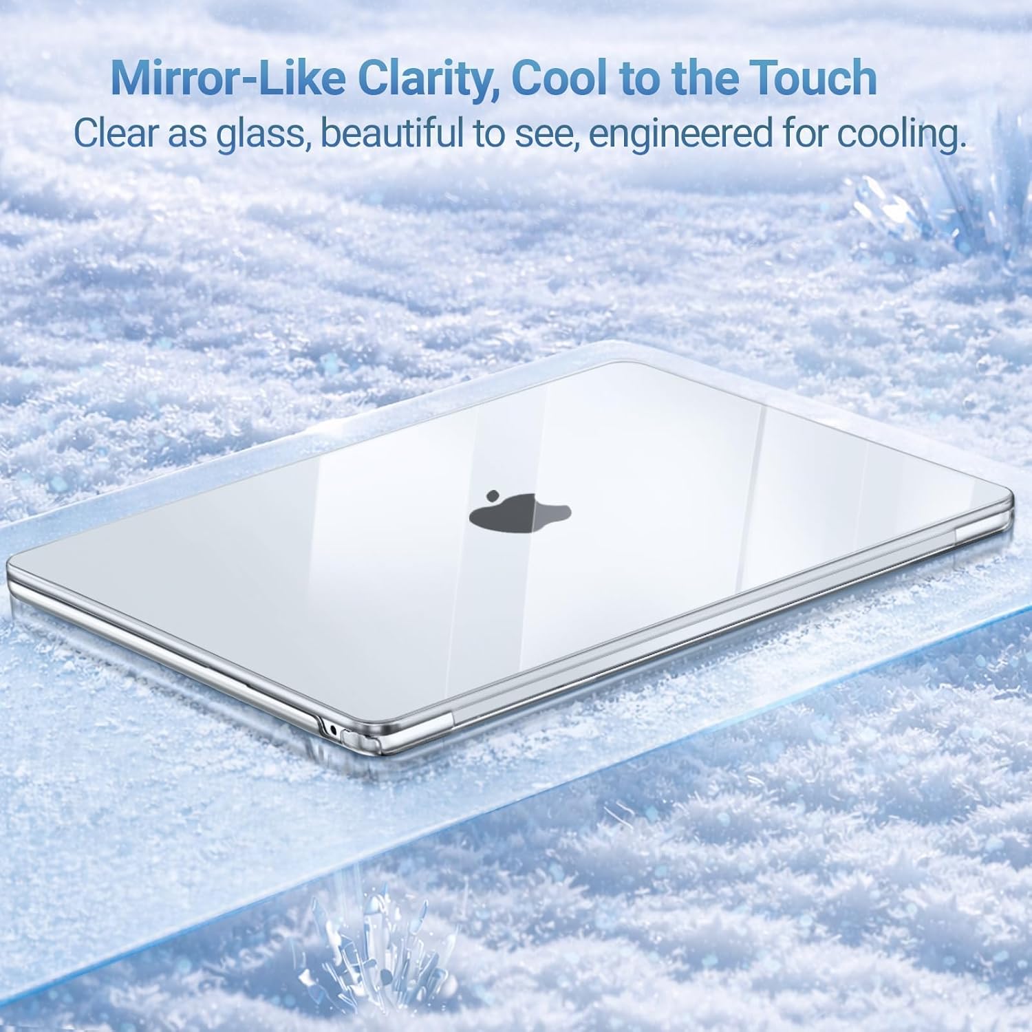 Detalle de MOSISO MacBook Air 13.6-inch Case Crystal Clear