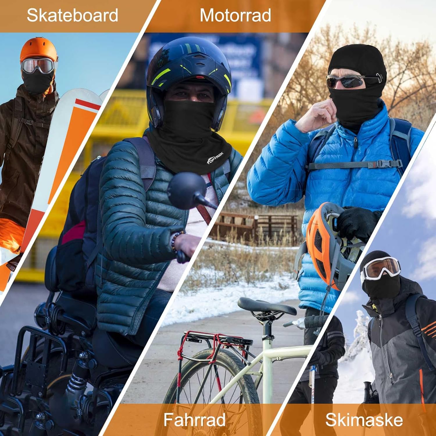 Thumbnail 6 de toptrek Sturmhaube Winter Balaclava – winddicht, atmungsaktiv