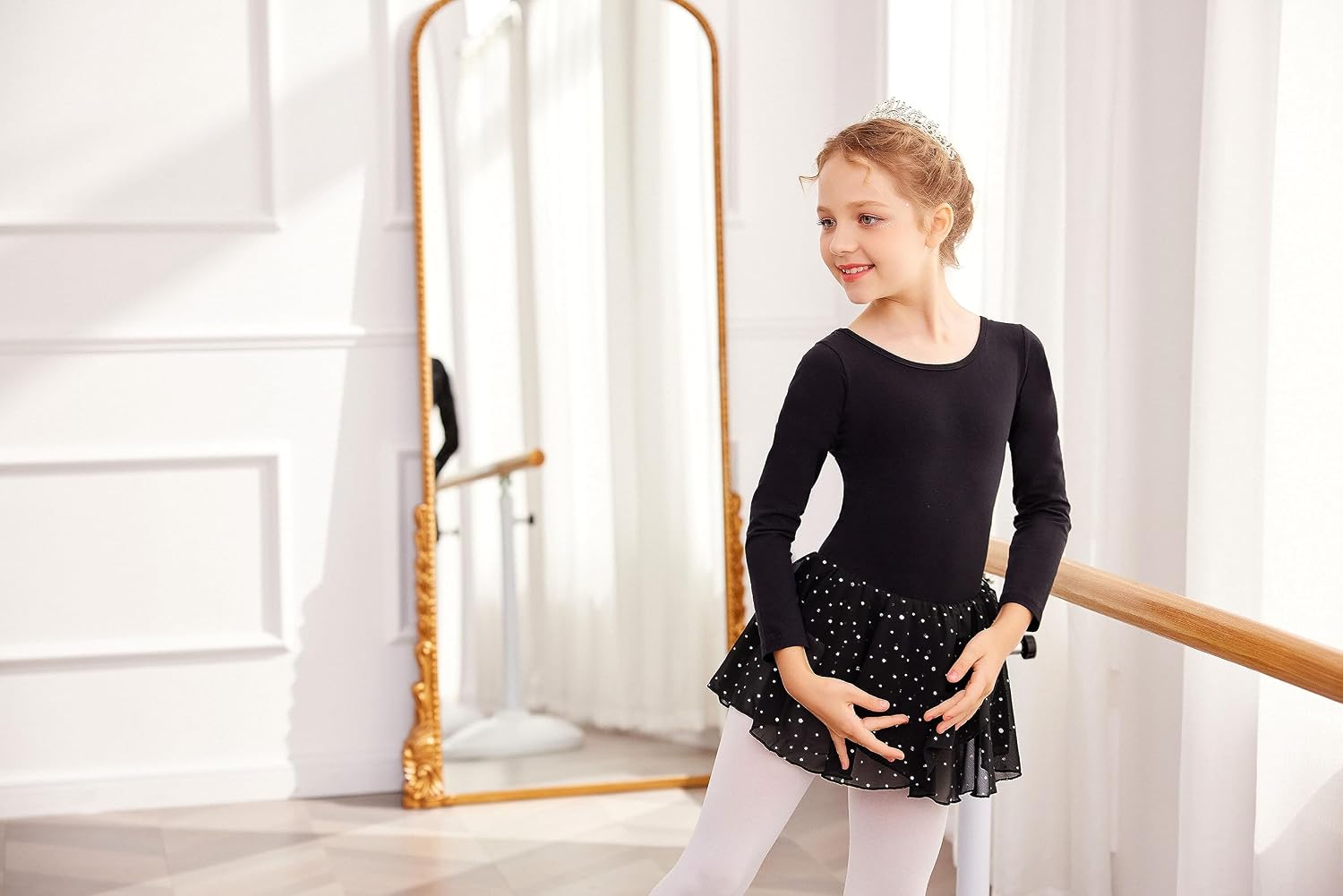 Detalle de Trudge Vestito da Balletto in Cotone per Bambine 1 taglia in più