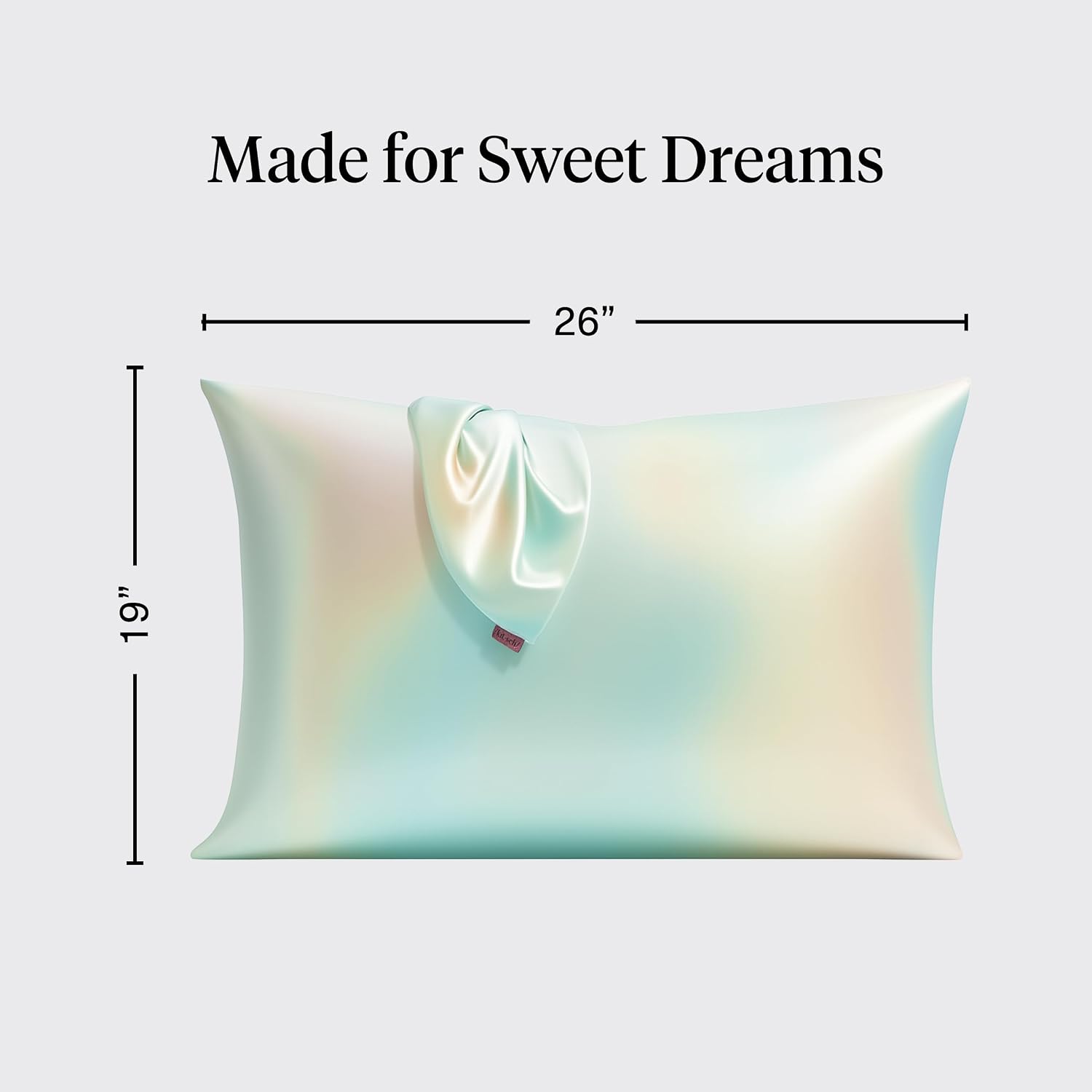 Thumbnail 4 de Aura Kitsch Satin Pillowcase with Zipper 19x26