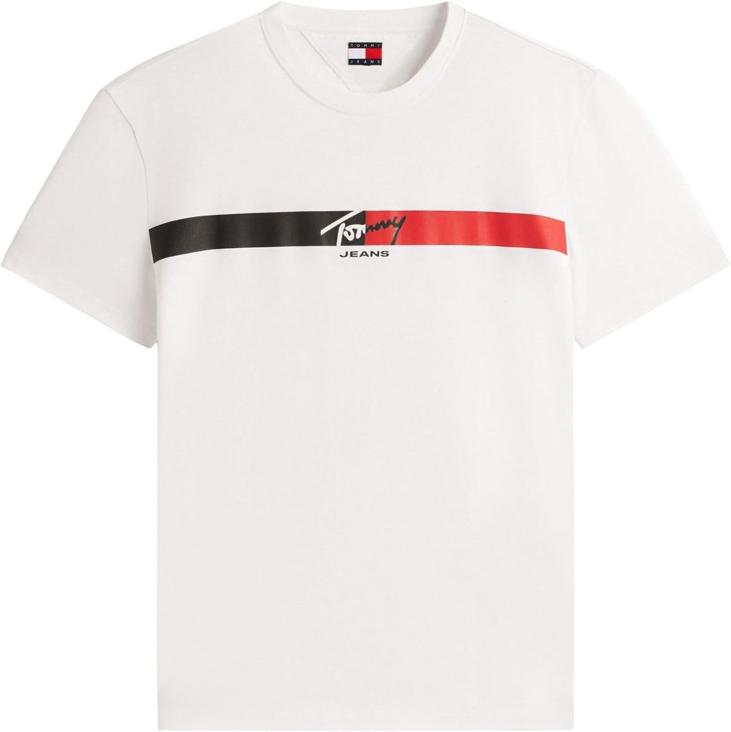 Thumbnail 5 de Tommy Jeans Herren TJM Reg Signature Stripe T EXT S/S T-Shirt (1er Pack) – Basics mit Logo