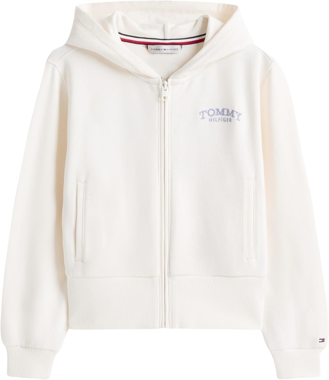 Detalle de Tommy Hilfiger Felpa Bimba KG0KG08988: stile daily e comfort per le occasioni di scuola