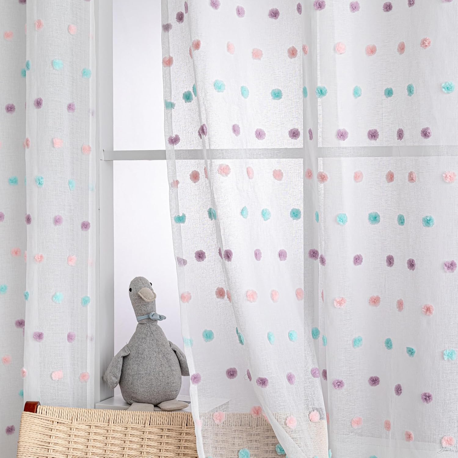 Detalle 2 de MYSKY HOME Gardinen mit Kräuselband 160 cm