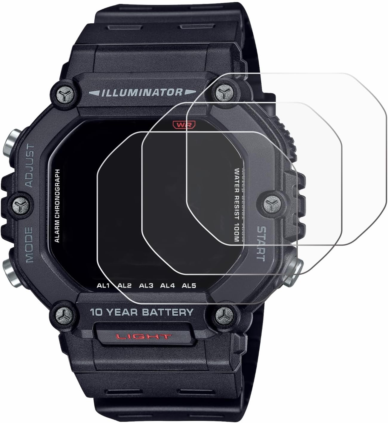 Thumbnail 1 de savvies Pellicola Protettiva per Casio AE-1600H 6pz