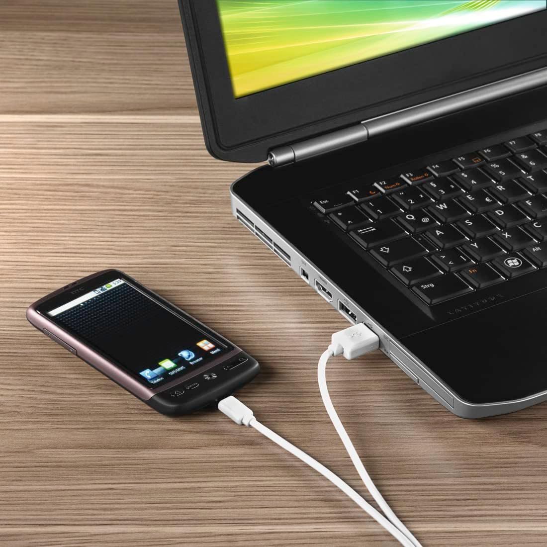 Thumbnail 1 de Hama USB A to Micro USB Charging Cable (1.5 m) with Quick Charge & data transfer, White