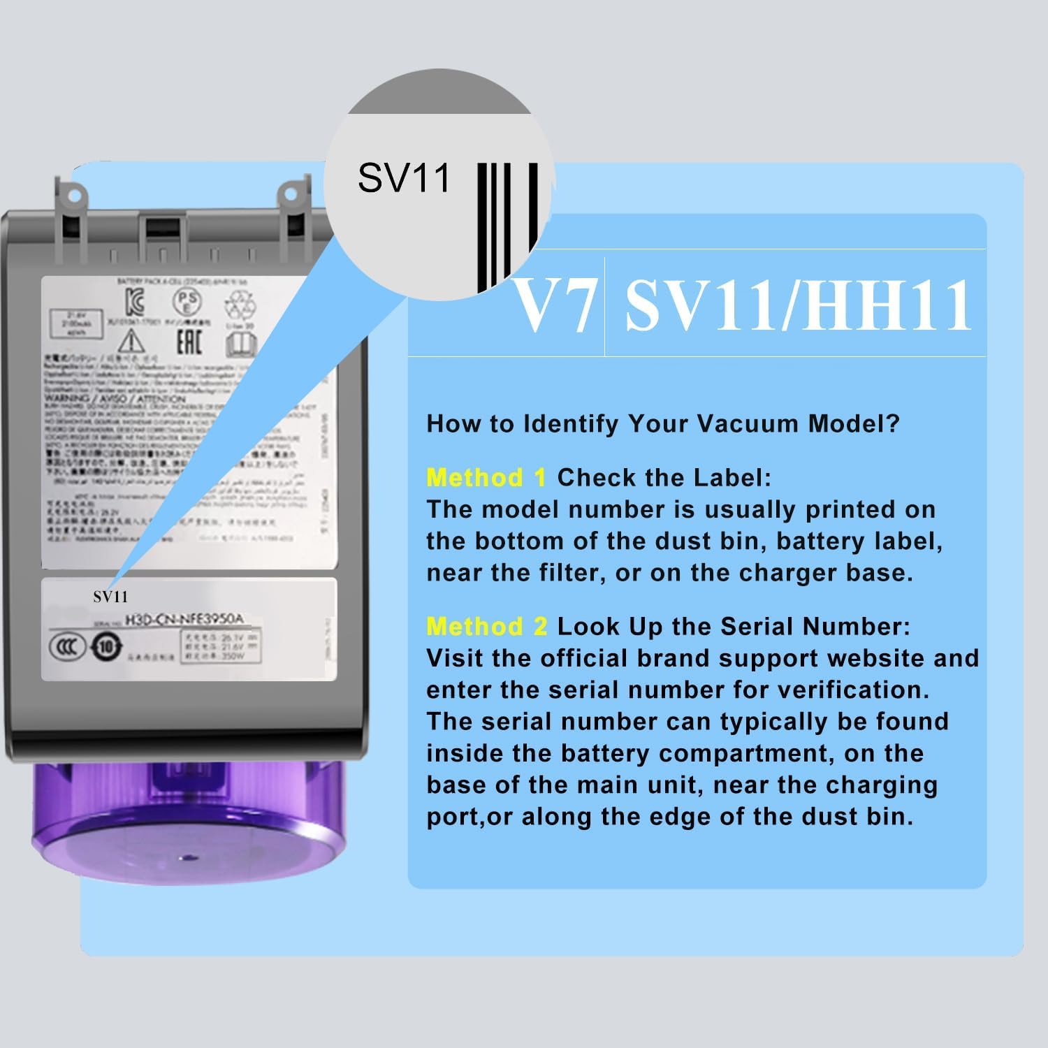 Thumbnail 2 de BOTKK KB440-03H V7 Replacement Battery, 10,000mAh, 21.6V Li-ion