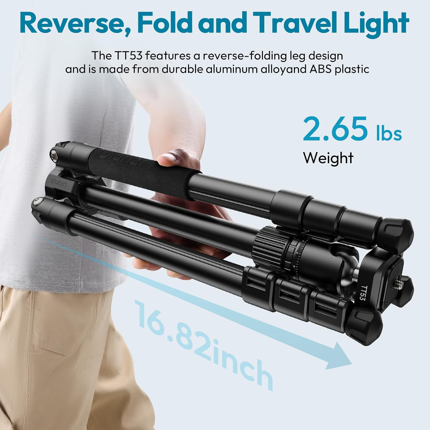 Thumbnail 6 de ULANZI TT53 71inch camera tripod with 360° ball head and Uka quick-release plate