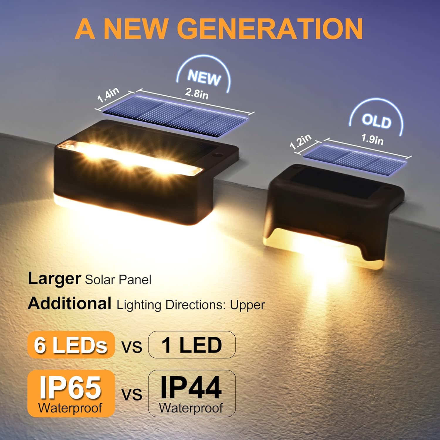 Thumbnail 2 de Solpex 12 Pack solar stair lights