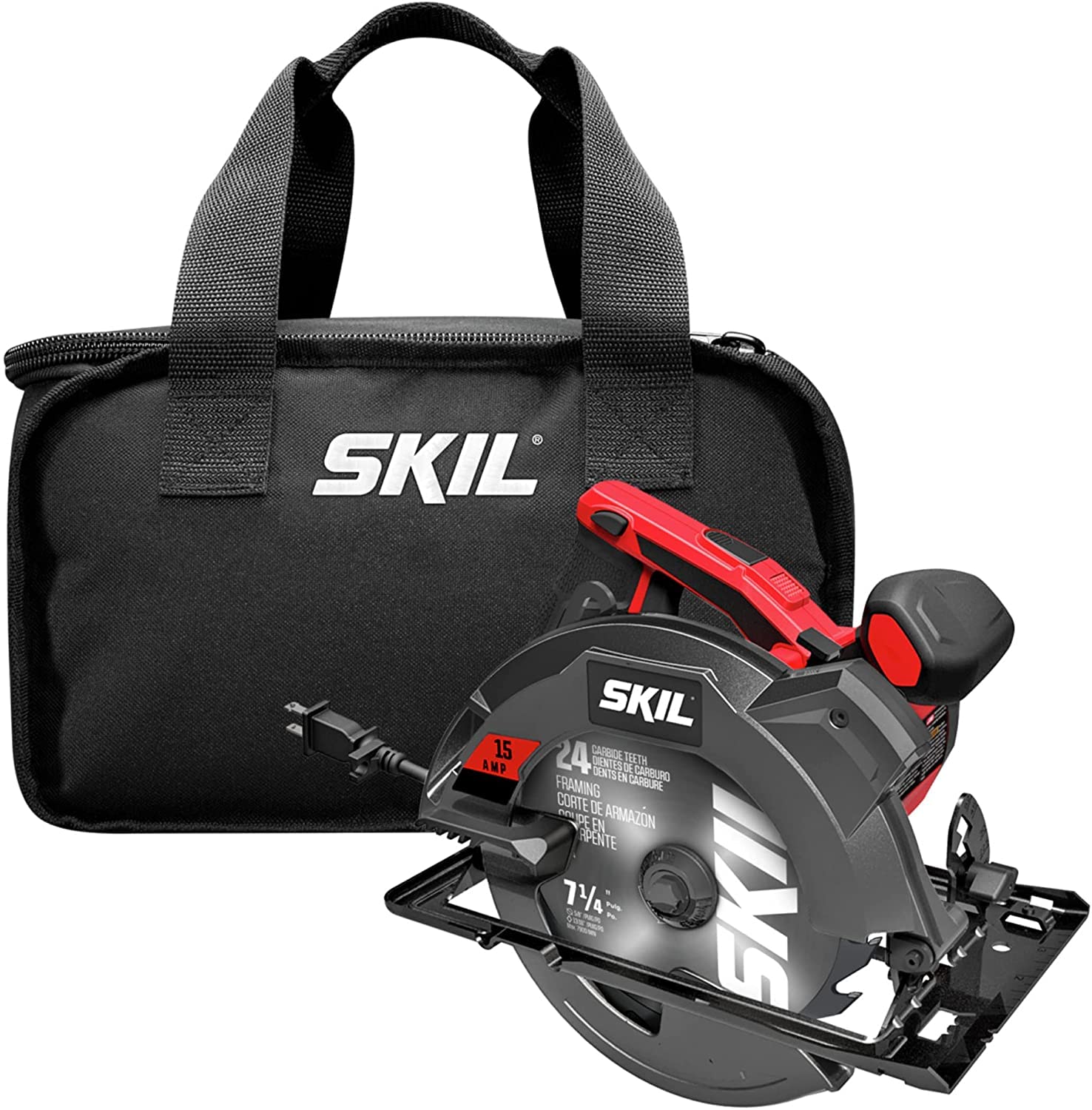 Detalle 2 de SKIL 5280-01 15-Amp 7-1/4-Inch Circular Saw with Laser Guide