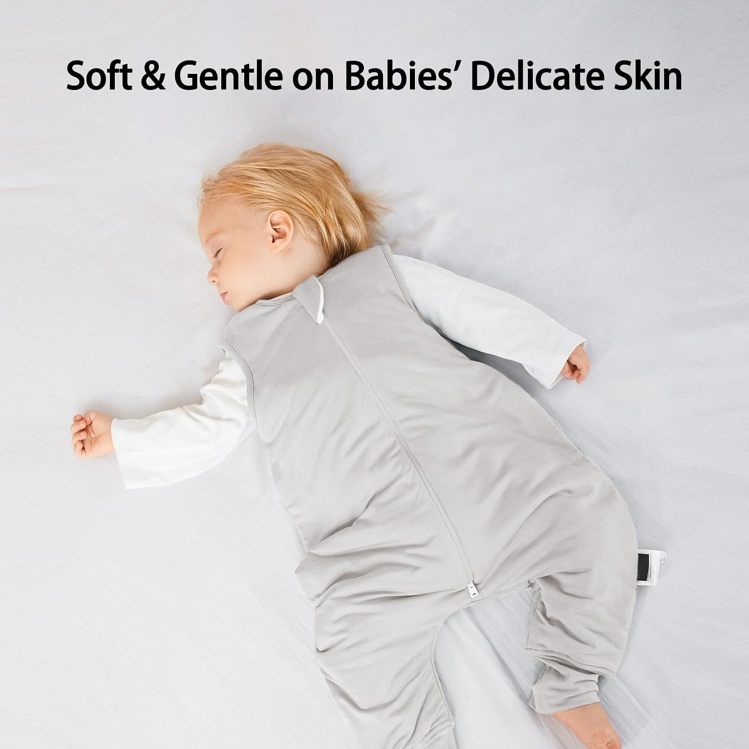 Detalle de BubblePanda 1.0 TOG Bamboo Rayon Sleep Sack with Feet, 1T–2T