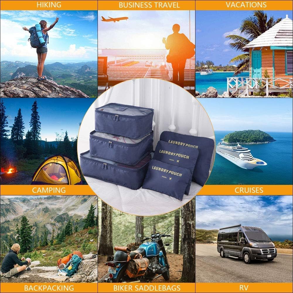 Thumbnail 6 de Vicloon Packing Cubes 8-piece travel set