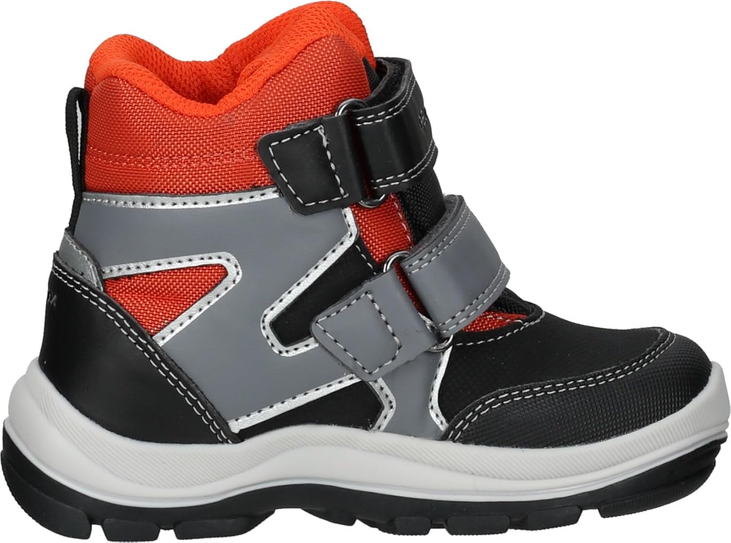 Detalle de Geox Baby Jungen B Flanfil Stiefeletten – wasserdicht, flacher Absatz, Weite Medium