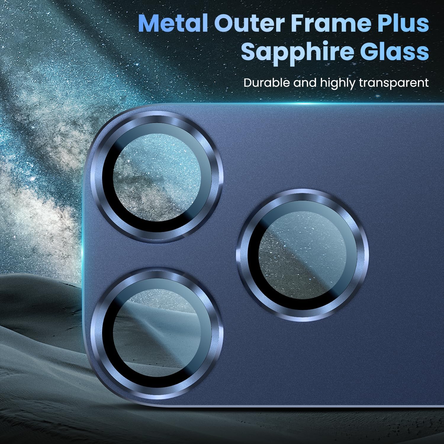 Thumbnail 4 de Uyiton iPhone 17 Pro Max Camera Lens Protector 2025