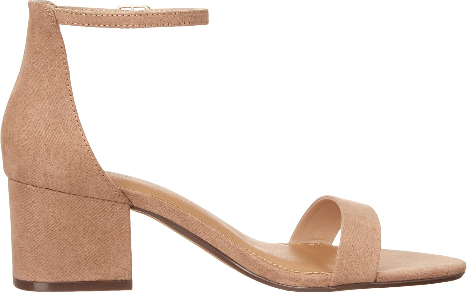 Detalle de Amazon Essentials Damen Sandaletten mit Absatz und zwei Riemchen – Komfort und Stil im Alltag