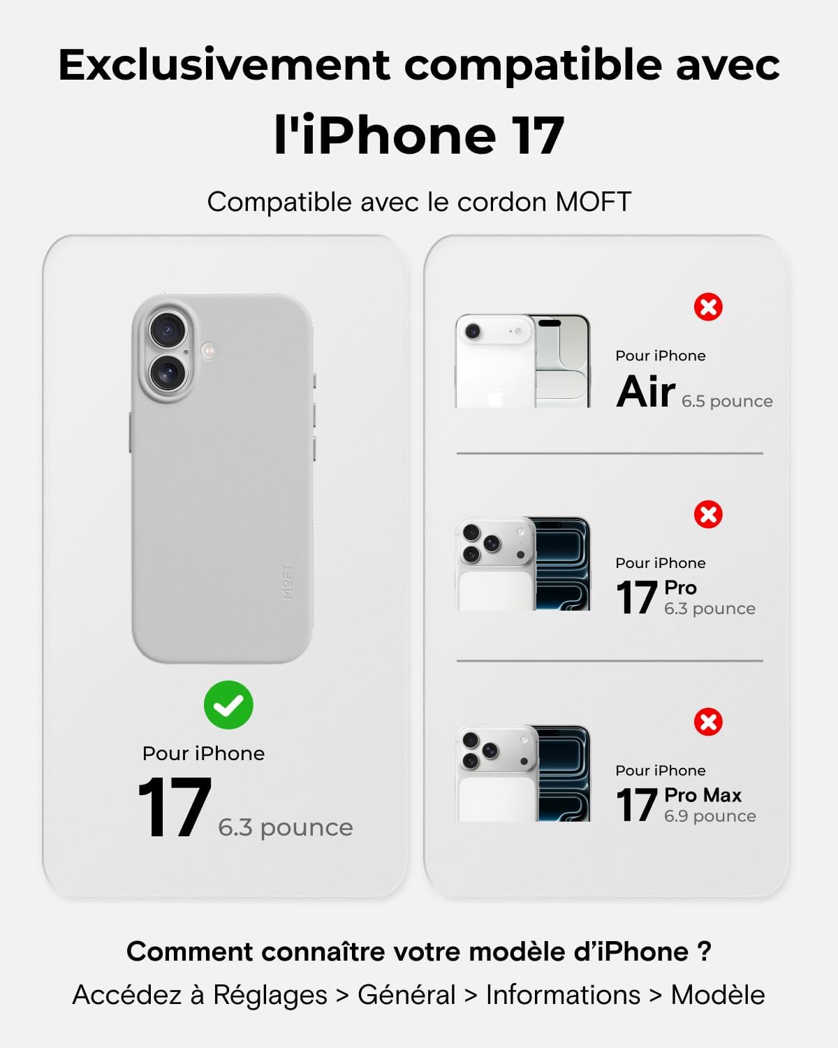 Detalle 2 de MOFT MOVAS Snap iPhone 17 1 coque
