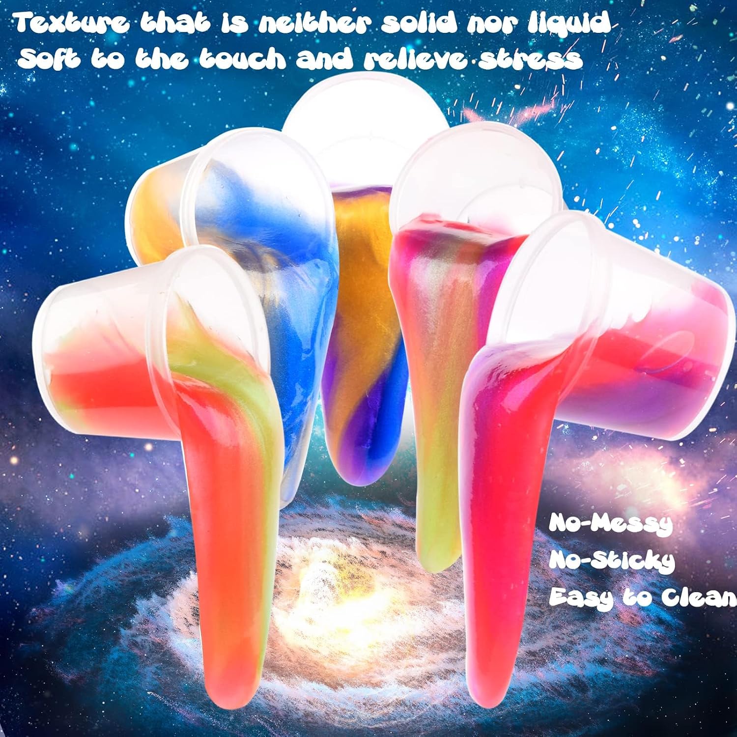 Detalle de Galaxy Slime Kit 60 Pack 1 oz
