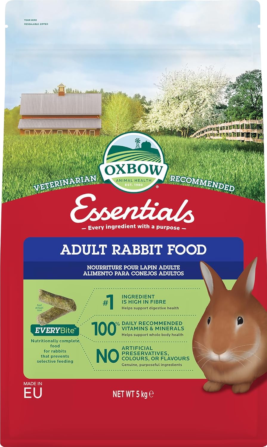 Detalle 2 de Oxbow Essentials Futter für Junge, Trächtige und Säugende Kaninchen – 2,5 kg