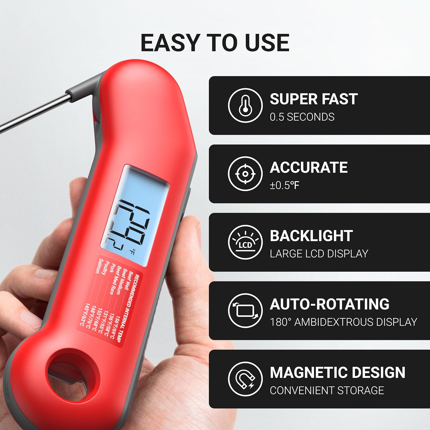 Thumbnail 1 de ThermoMaven Professional 0.5s Meat Thermometer 🌡