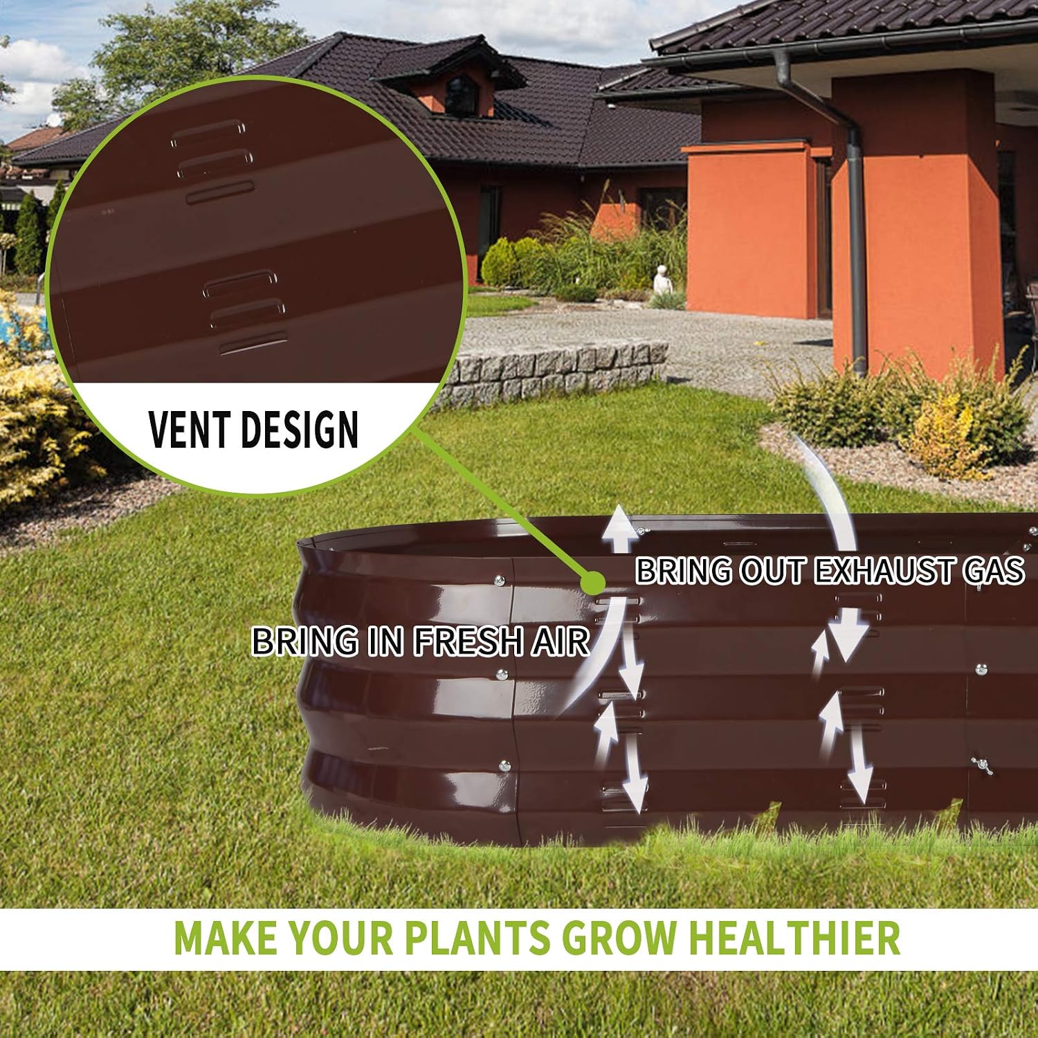 Detalle 2 de GADI Raised Garden Bed, 67-Inch