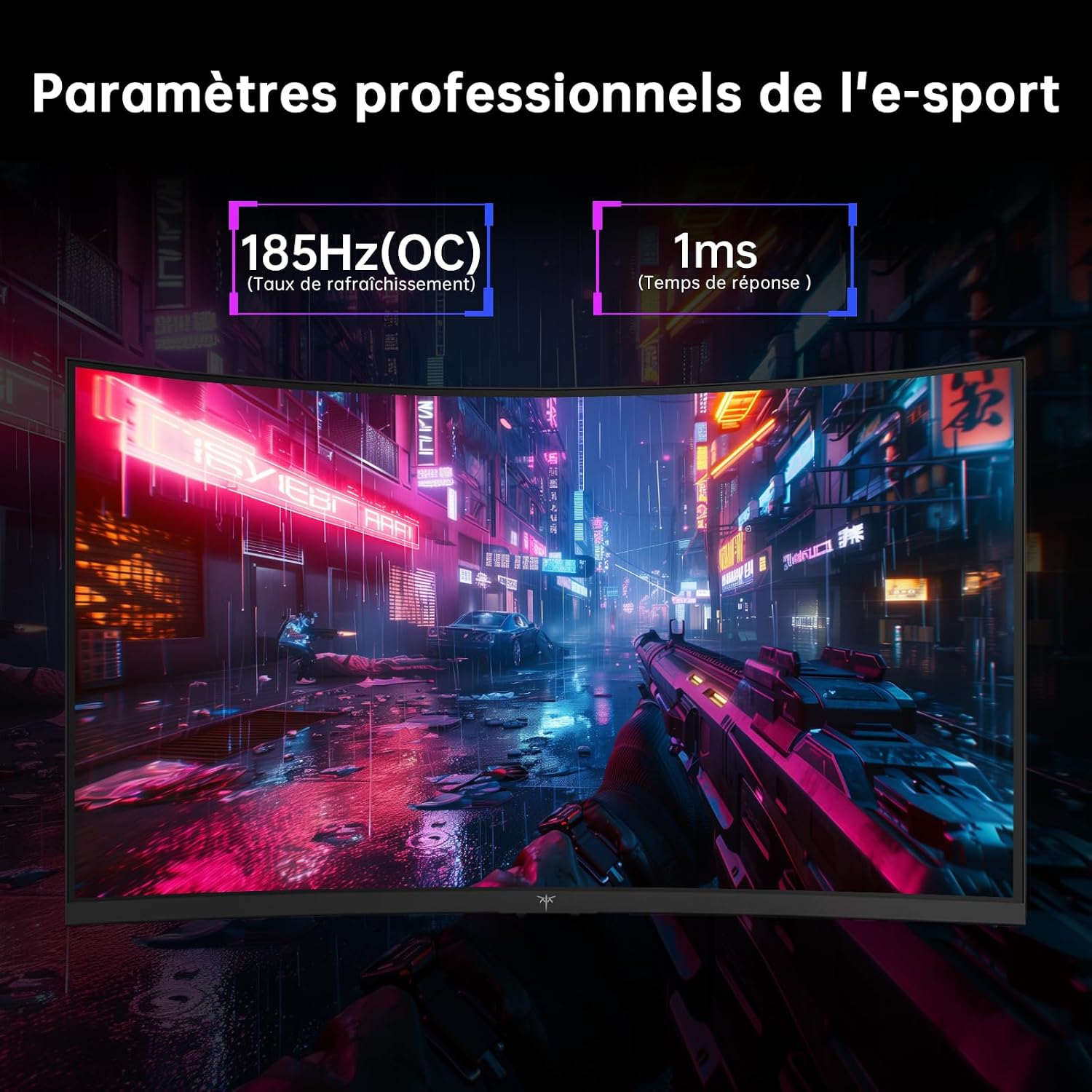 Thumbnail 5 de KTC H32S5 écran PC gamer 32 pouces QHD 185Hz
