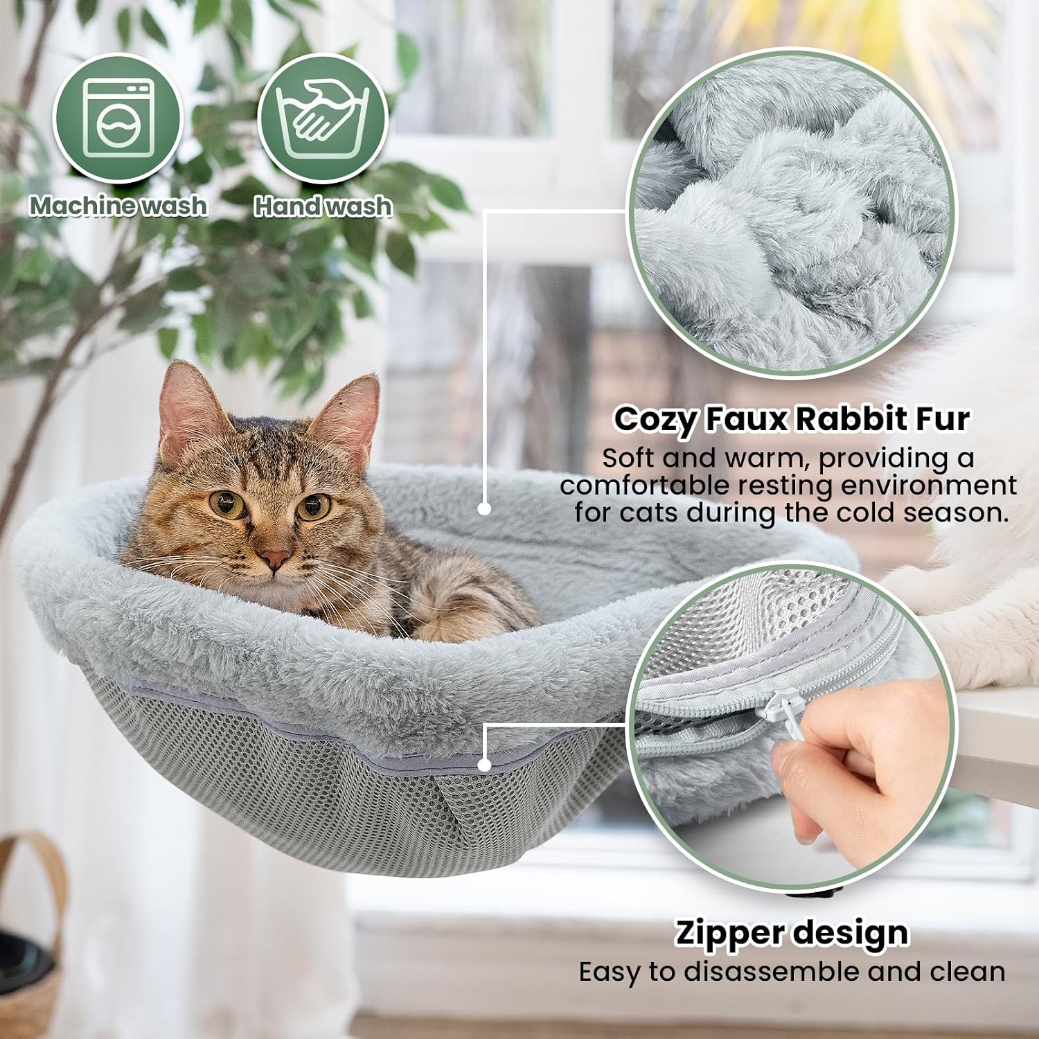 Thumbnail 4 de JUNSPOW Cat Desk Bed 33 lb