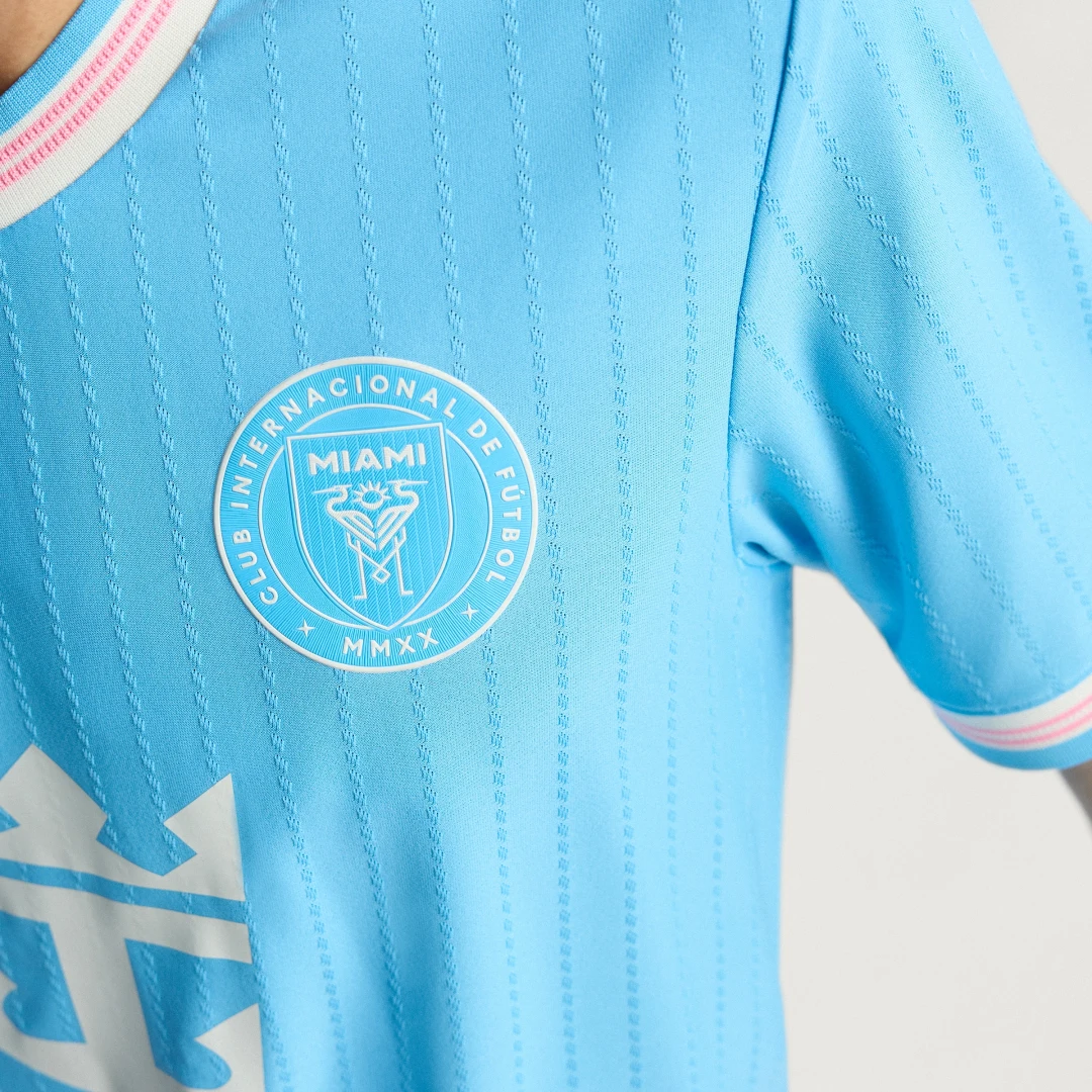 Detalle de Camiseta auténtica tercera equipación Inter Miami CF 25/26 de Adidas: opinión y uso práctico